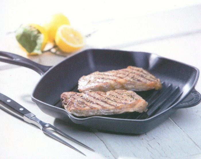 Bild: Le Creuset Gusseisen Grillpfanne