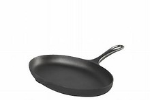 Gusseisen Fischpfanne oval mit Gusseisengriff - Skeppshult 0007