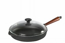 Skeppshult Gusseisen Saute Pfanne Glasdeckel