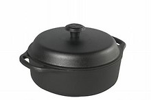 Runder Gusseisen Br�ter 3 Liter von Skeppshult 0300