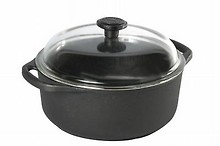 Runder Gusseisen Topf 4 Liter von Skeppshult 0410