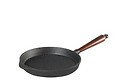 Gusseisen Steakpfanne mit Holzgriff 25 cm - Skeppshult 0025-T