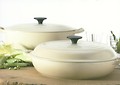 Le Creuset:  Gusseisen Br�ter von Le Creuset - emailliert T�pfe in sch�nen Farben
