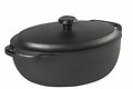 Ovaler Gusseisen Br�ter f�r Induktionsherde und Backofen