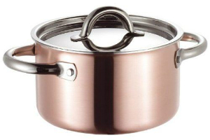 Mittelgroßer Kupfer Kochtopf von SUS | für eine schnelle und gleichmäßige Wärmeverteilung | Durchmesser: 20 cm Mittelgrosser Kupfer Kochtopf von SUS fuer eine schnelle und gleichmaessige Waermeverteilung Durchmesser 20 cm