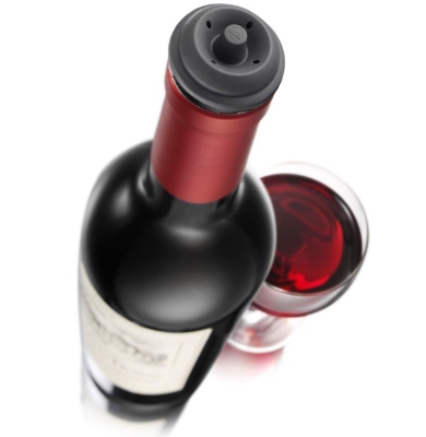 Vacu Vin Weinpumpenverschlüsse | Stopfen im 2er Set | verschließt alle Weinflaschen weinpumpen-verschluss