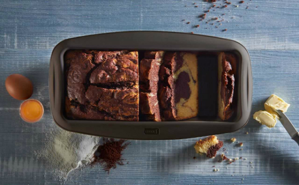 Große Lurch Kastenform (30 cm) aus der Serie FLEXIFORM zum kinderleichten Backen von Kuchen und Brot Lurch Flexiform Kasten 30 cm