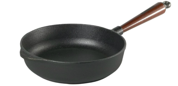 Extra hohe Pfanne aus Gusseisen von Skeppshult | Durchmesser: 24 cm Skeppshult Gusseisen Pfanne 24 cm extra hoch