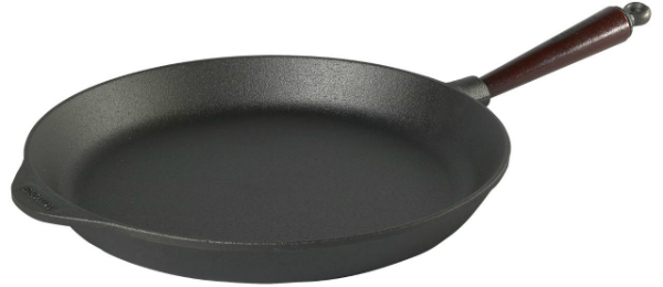Bratpfanne aus Gusseisen mit Buchegriff von Skeppshult | Durchmesser: 36 cm Skeppshult Gusseisen Bratpfanne 36 cm Buchegriff