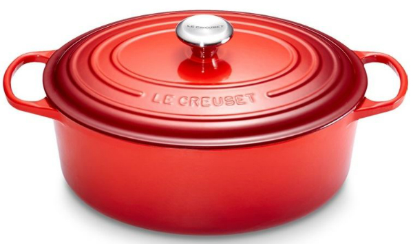 Ovaler Gusseisen-Gänsebräter von Le Creuset mit optimalen Wärmeeigenschaften | Durchmesser: 40 cm | Inhalt: 14,8 Liter Gusseisen Braeter Le Creuset 40 cm oval
