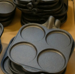 Eingebrannte Gusseisen Rohlinge von Skeppshult